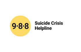 988 Suicide Help Line logo